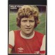 Signed portrait of Willie Young the Arsenal footballer.
